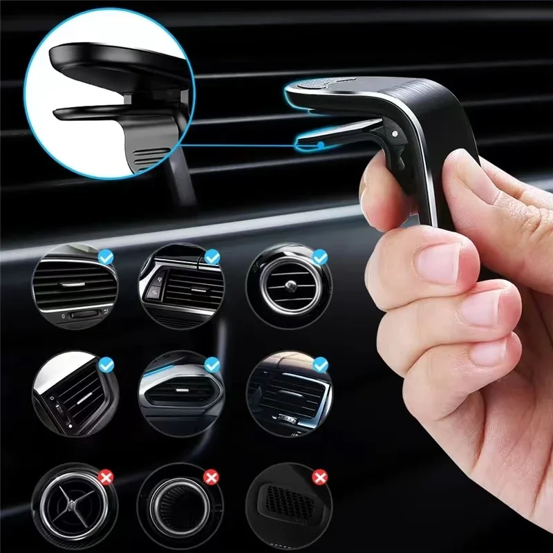 Magnetic Car Phone Holder Air Vent 3