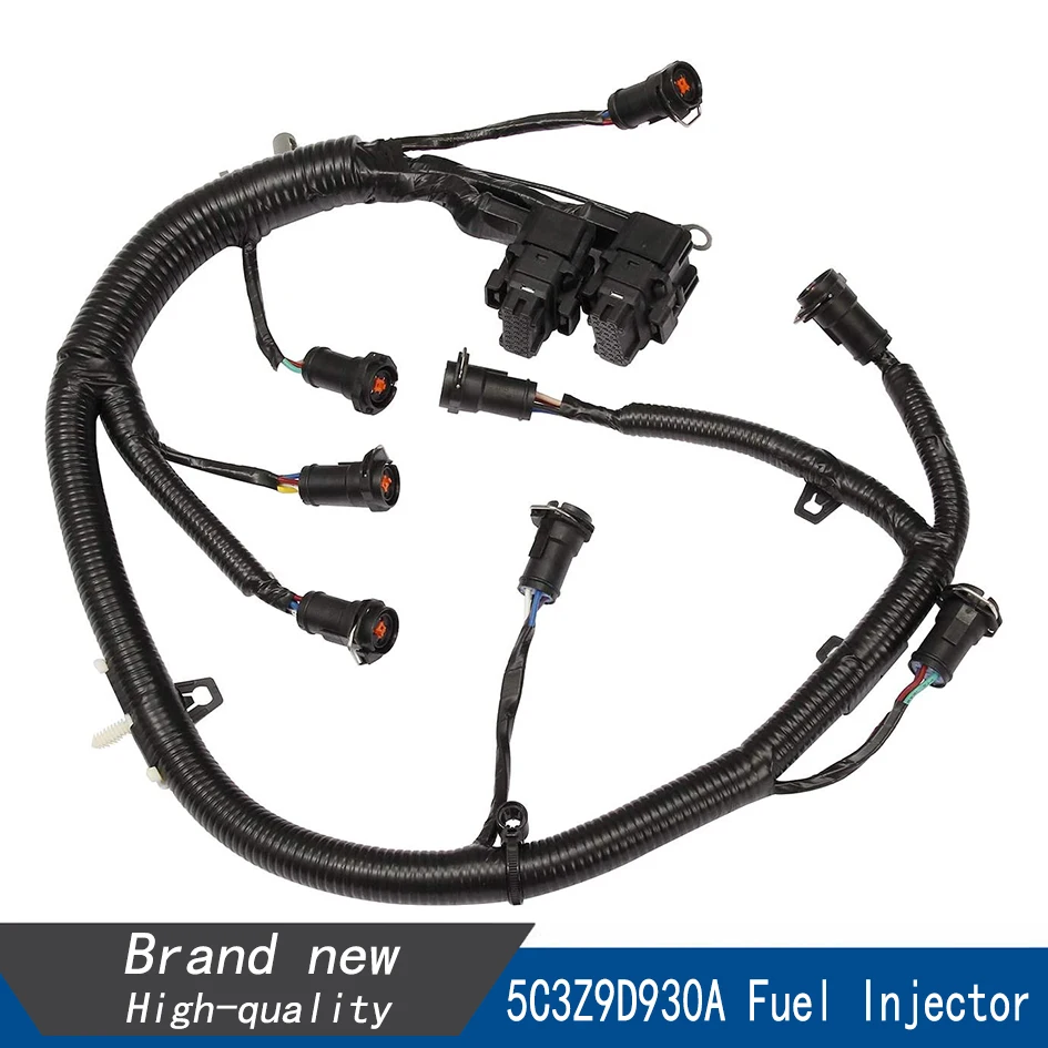 Powerstroke FICM Fuel Injector Wiring Harness 5C3Z9D930A Fits Ford Super Duty 6.0L 04-07 Diesel engineReplaces Part 5C3Z-9D930-A