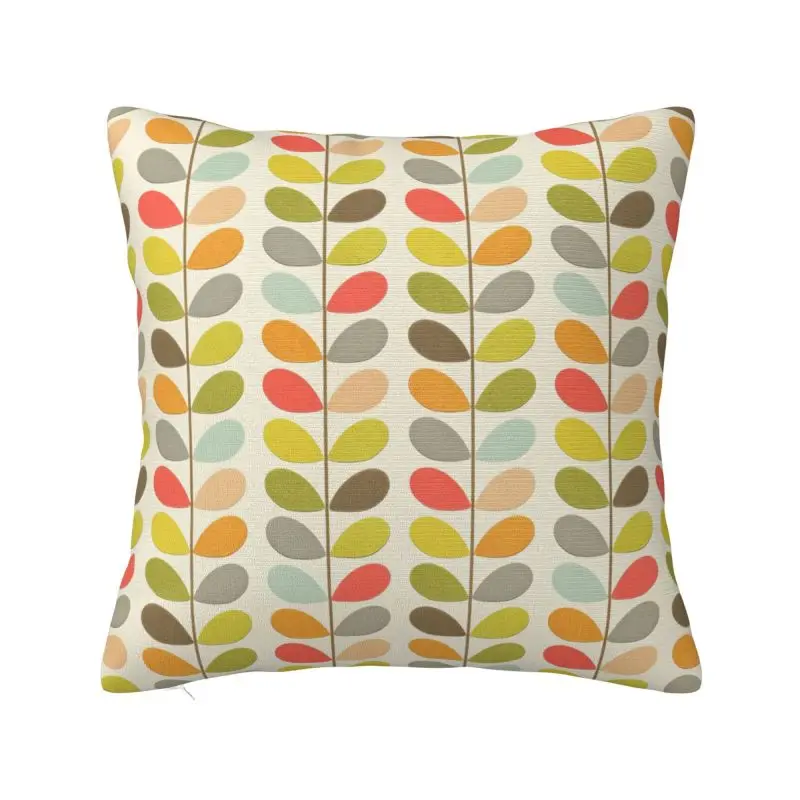 

Nordic Style Orla Kiely Cushion Cover Polyester Scandinavian Flowers Multi Stem Throw Pillow Case for Car Square Pillowcase