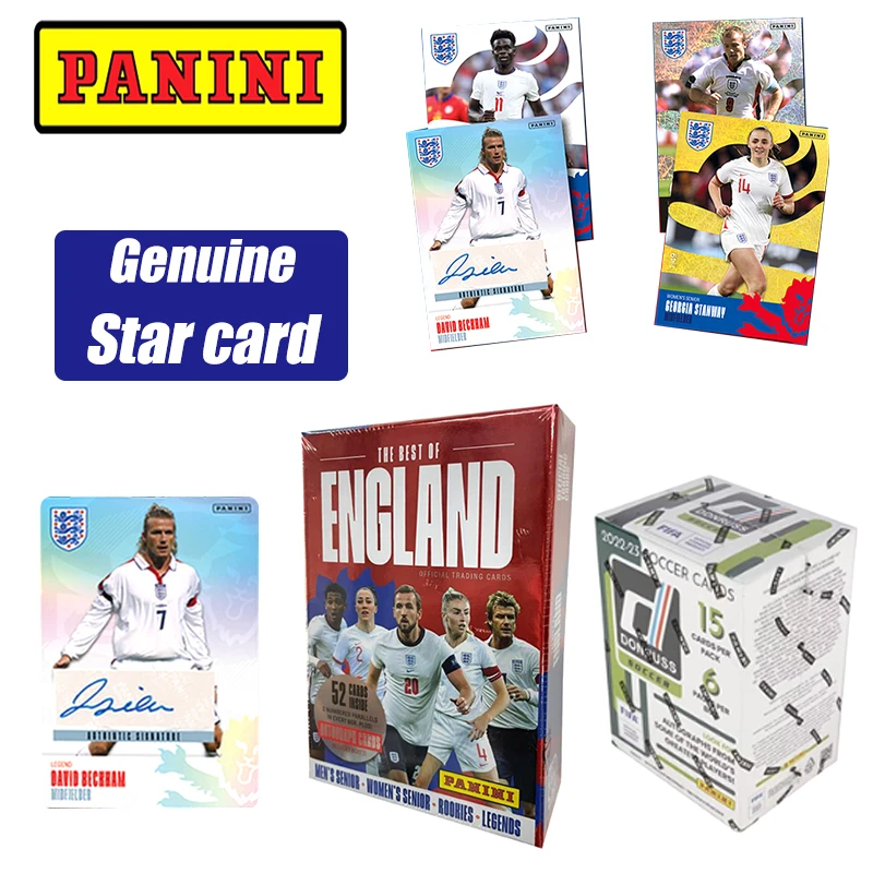 

panini 2022-23 England team box The Best of England football rare star game toys Collection card Christmas birthday gift