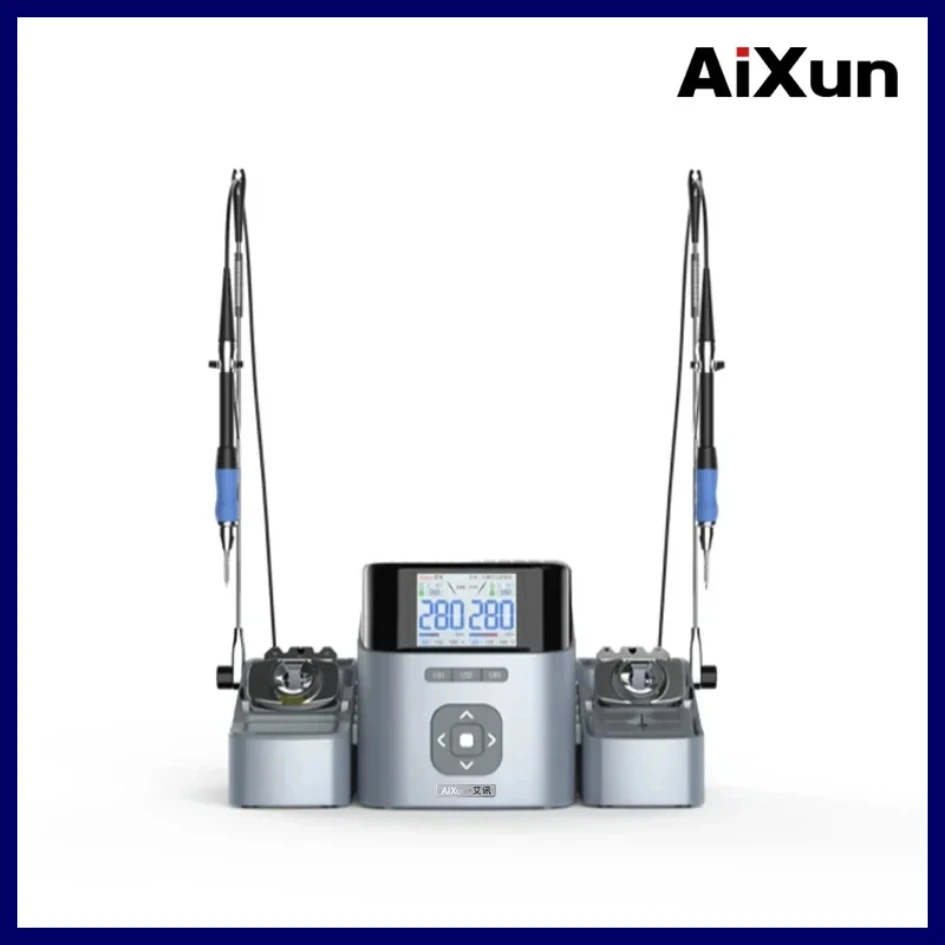 

Aixun T420D Intelligent Double Welding Station with Handle Seat T245 T210 T115 Welding Handle Iron Tips for PCB BGA Repair NTY