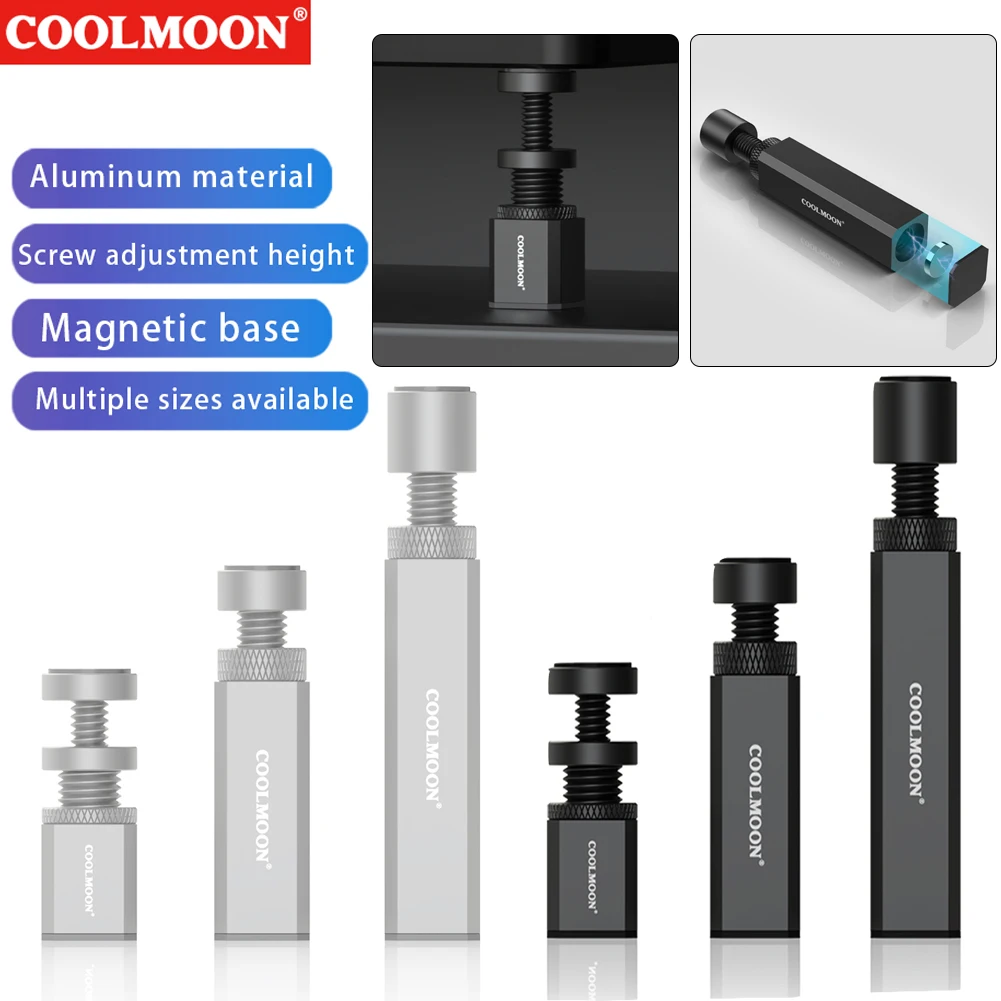 COOLMOON-Graphics-Card-GPU-Holder-Adjustable-Telescopic-Rotating-Stand ...