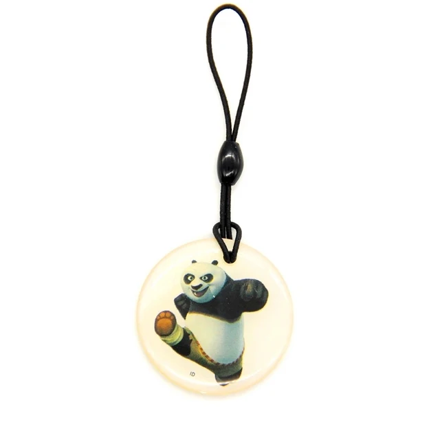 1pcs 125Khz EM4305 RFID DIY Keyfobs Key Tags Rewriteable Copy Proximity Access Control ID Blank Card coffe