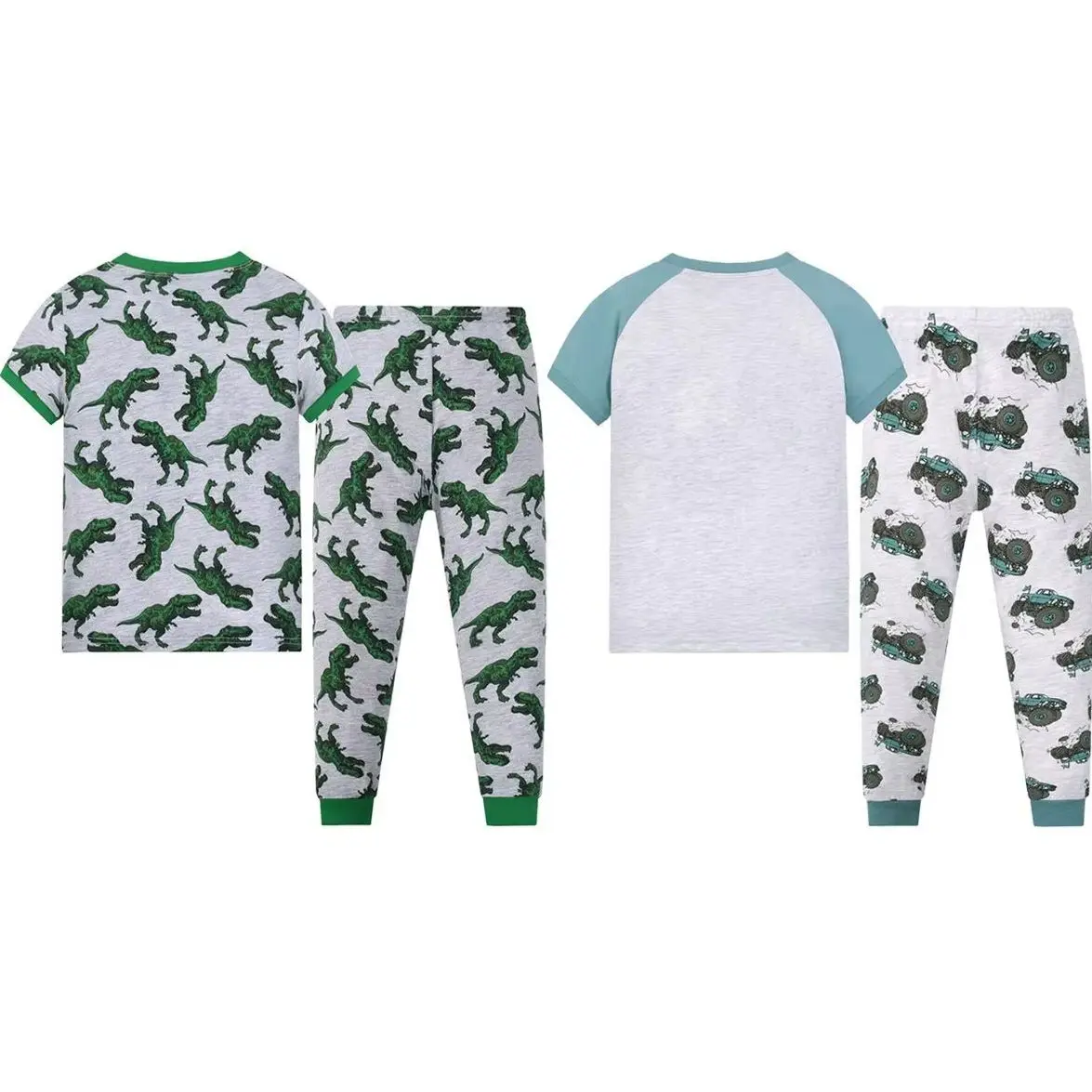 Boys Short Sleeve Summer Pajama Set