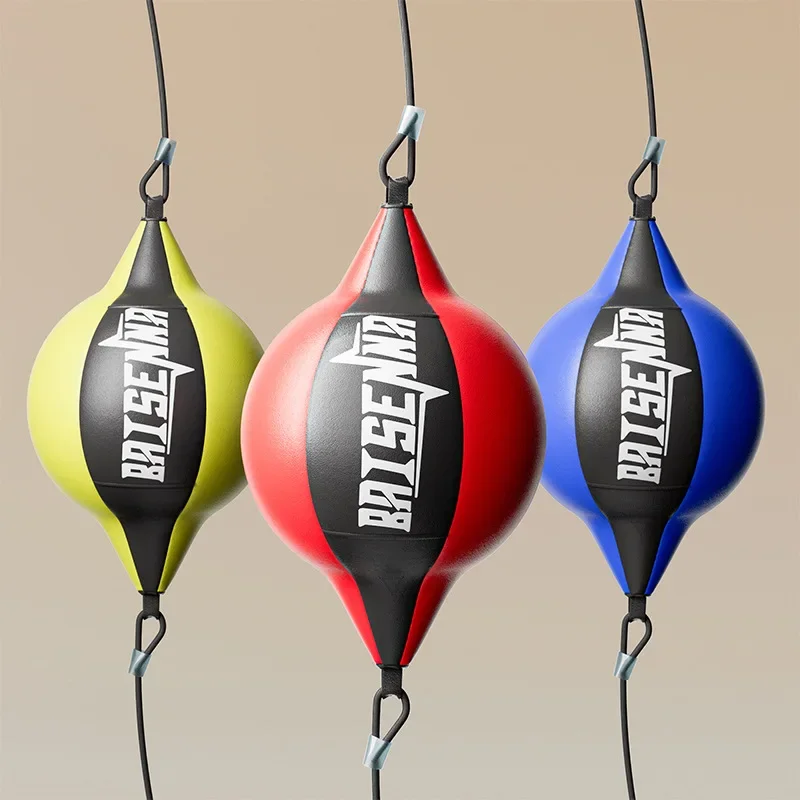 

Quality PU Leather Punching Bag, Inflatable Boxing Speed Bag, Double End Training Reflex Speed Balls