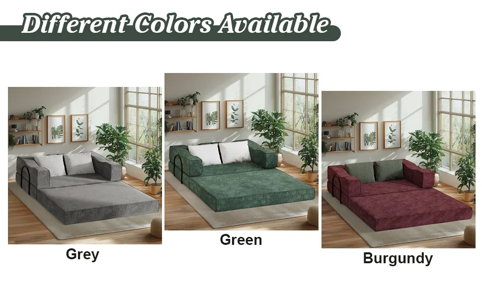 3 Colors Fold Out Couch