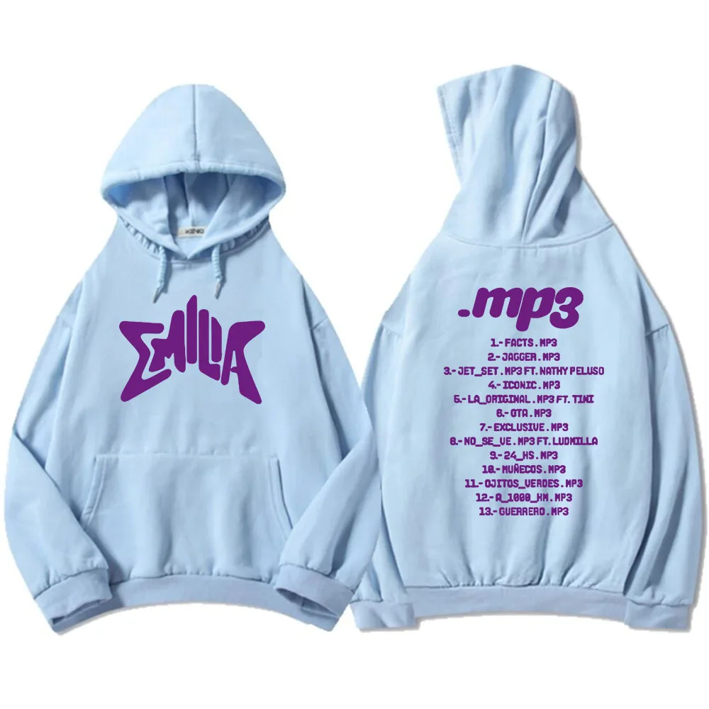 thumbnail image 1 of Ropa de calle álbum MP3 Emilia Mernes Sudaderas con capucha Hip Hop hombres Sudaderas con capucha Sudaderas Hombre ropa cómoda de manga larga para Hombre, 1 of 5