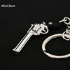 Game PUBG Mini Gun Keychain Model Pistola Miniatura De Metal Accessories Alloy Periphery Mini Revolver Key Ring Gift Toy for Boy 4