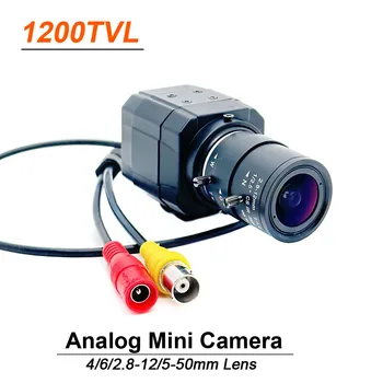 HD 4mm/6mm/2.8-12mm 5-50mm Obiettivo zoom varifocale Industriale 1200TVL Video analogico a colori CCTV Telecamera di sicurezza Supporto TV Monitor/DVR