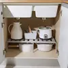 Layered Shoe Rack Extensible Shoe Hanger Storage Space Saving Shelf Telescopic Storage Rack Household Kitchen Cabinet Organizer 3