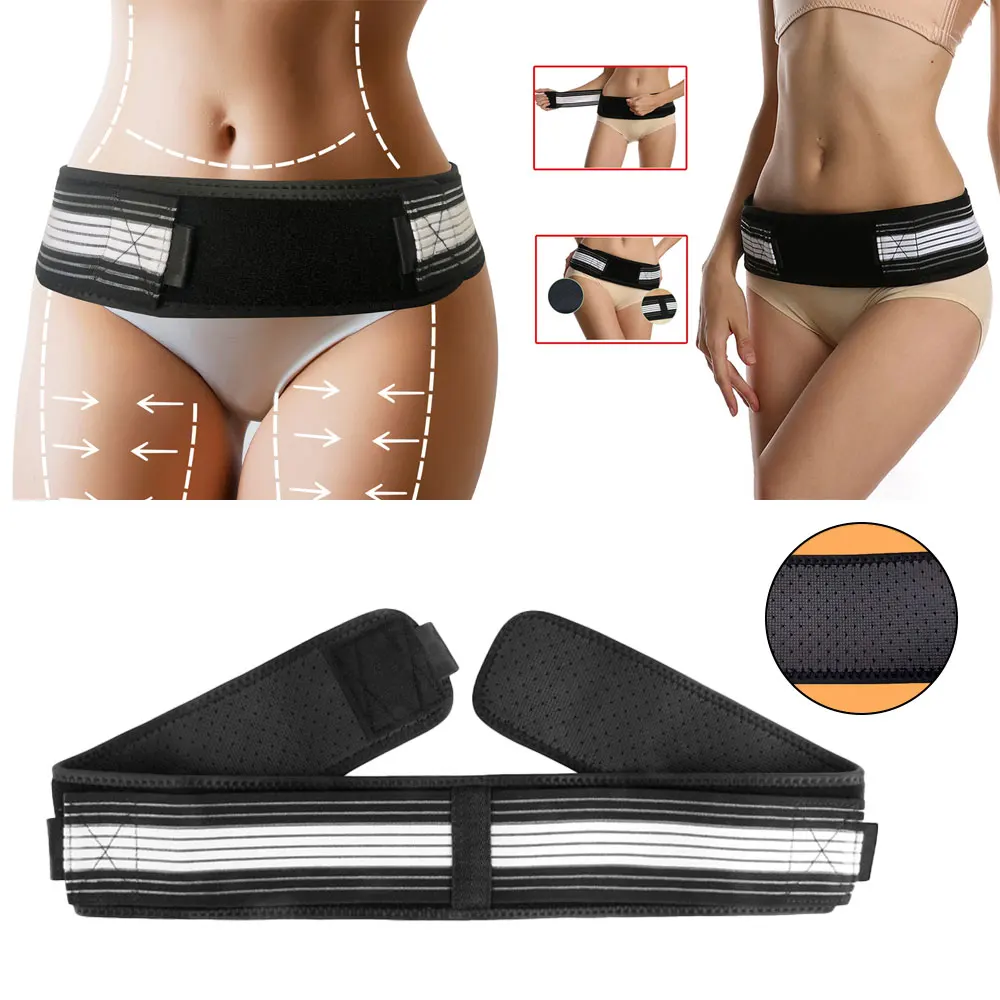 

Sacroiliac Si Joint Hip Belt Lower Back Support-Hip Braces for Hip Pain Pelvic Support Belt Sciatica Pelvis Lumbar Pain Relief