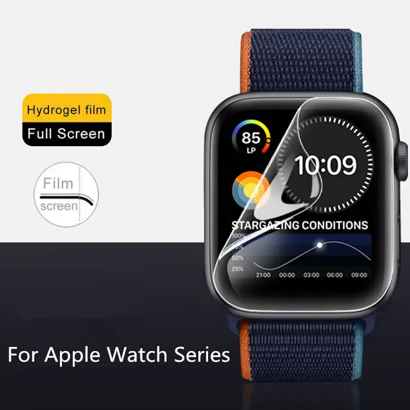 

Soft Hydrogel Full Screen Protector Film For Apple Watch 7 41MM 45MM Full Screen Protector For Apple iWatch SE 6 5 42mm 40mm 44