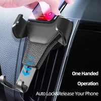 NEW Gravity Car Holder For Phone Air Vent Clip Mount Mobile Cell Stand Smartphone GPS Support For iPhone Mobile Phone - Image 3