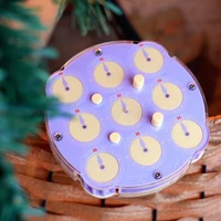 QiYi Legend Clock Magnetic Lilac Puzzle Cube Educational Toy Gift Idea X'mas Birthday 2
