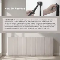 Upholstered Twin Headboard with Easy Assembly, Channel Stitch Design, Wall Mounted and Soundproof Panels in Beige 6