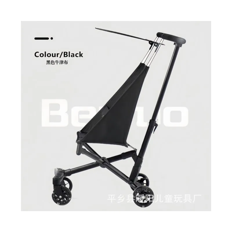 New Net Pocket Little Tiger Aluminum Alloy Lightweight Folding Baby Stroller Simple Boarding Carreola Para el Bebe