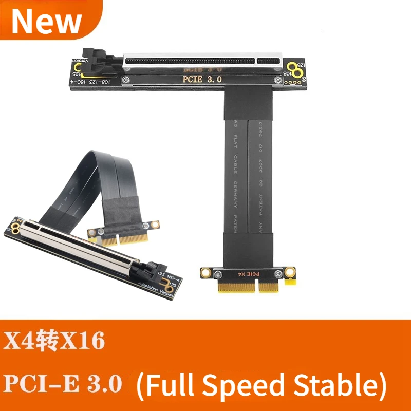 

Удлинительный кабель JHH-Link PCI-E 4X 16X, переходник PCI Express PCIe X4 на X16, 5-60 см, 90 градусов, вертикальный для ПК