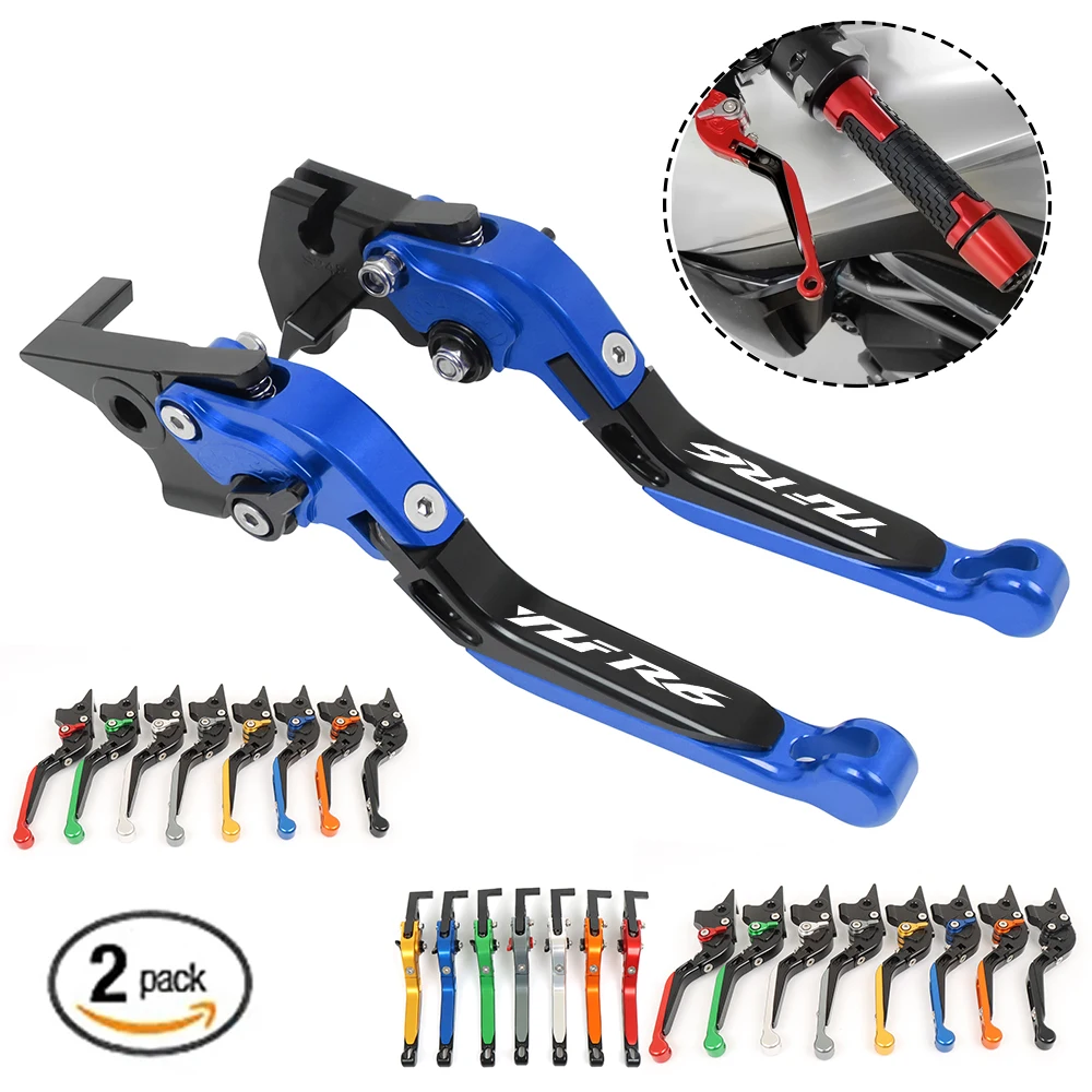 

Motorcycle Extendable Adjustable Folding Brake Clutch Levers For Yamaha YZFR1 YZF R1 R1M/R1S 2015-2022 YZFR6 YZF R6 2017-2022