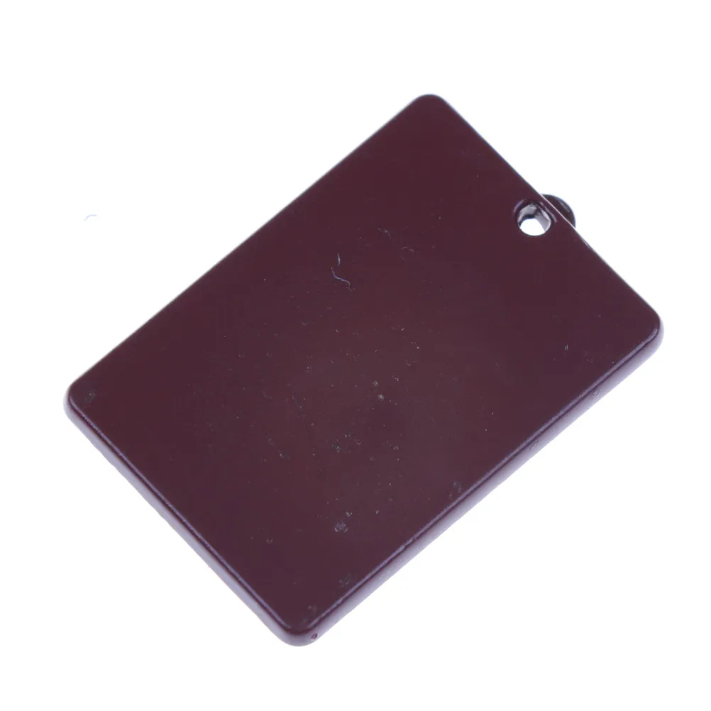 Mini Alloy Clipboard With Real Paper Attache For Doll DIY Miniature Dollhouse Dolls Accessories 18mm*21mm