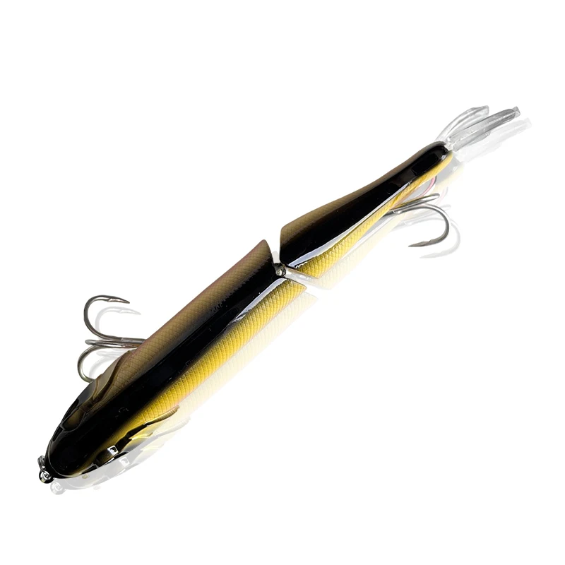 140 mm Angelköder Jointbait Swimbait Köder zum Angeln Hechtköder Angelgerät Predator Angelhaken Schwimmender Köder Sinkend – Detail 13