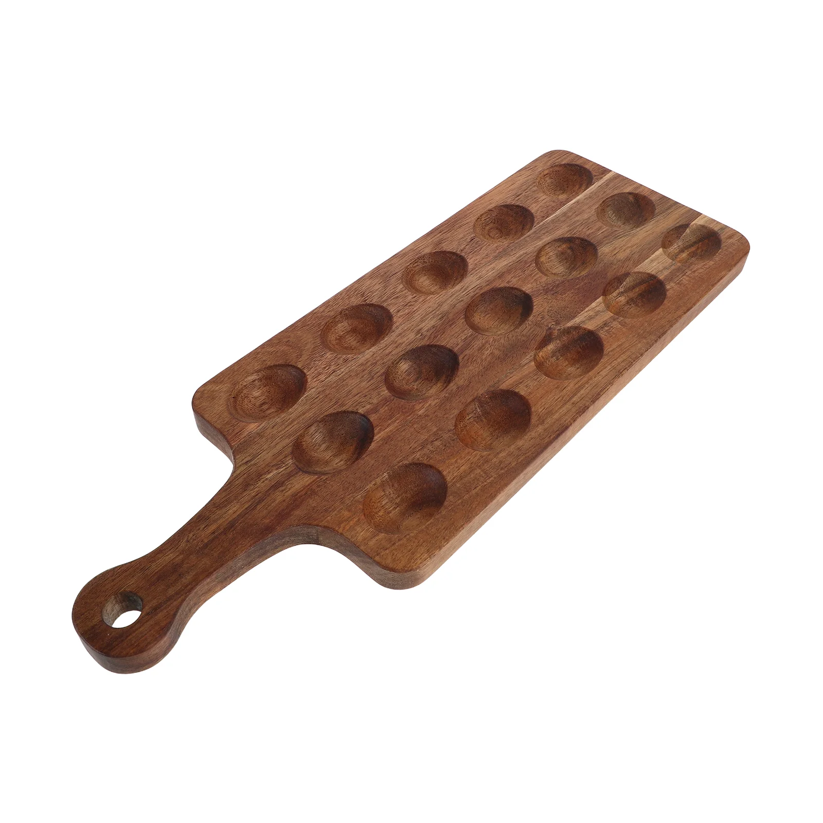 Wooden Deviled Egg Platter Egg Organizer Tray Holder Wood Cheese Serving Board Kitchen Easter Egg Plate For Home Displaying Chee 5