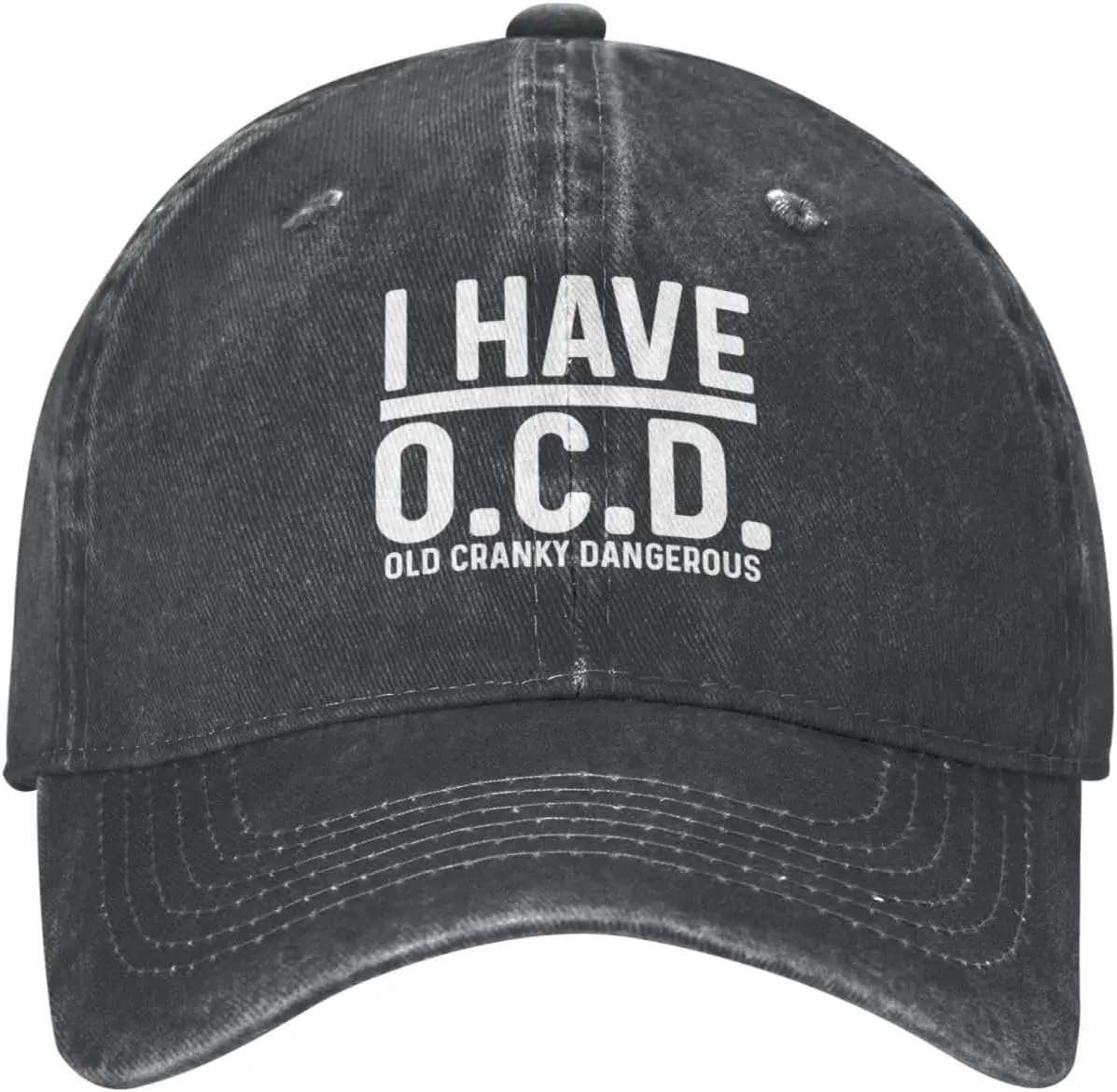 

I Have OCD Old Cranky Dangerous Hat for Men Dad Hats Fashionable Hat