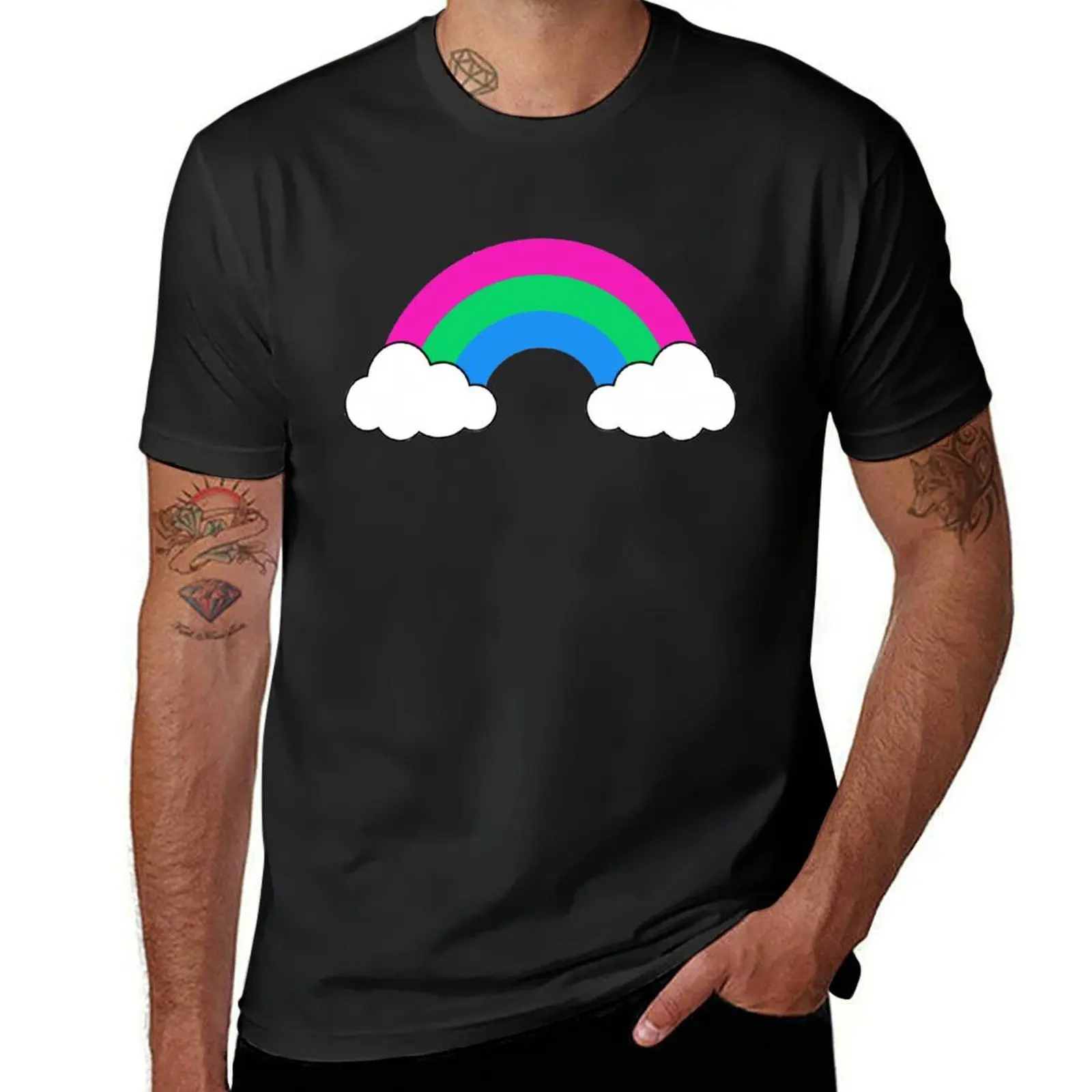 

Polysexual Pride T-Shirt vintage clothes customs design your own tees mens plain t shirts