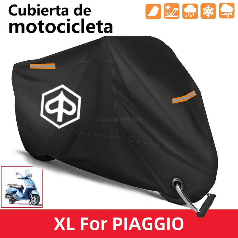 EMSMIL Funda Para Moto Cubierta Cubre Protectora Impermeable De