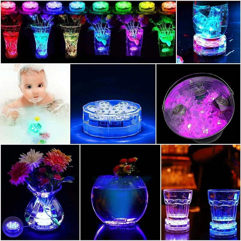 Pool Lights with Remote Color Changing Underwater Lamp for Above Ground Pools, B