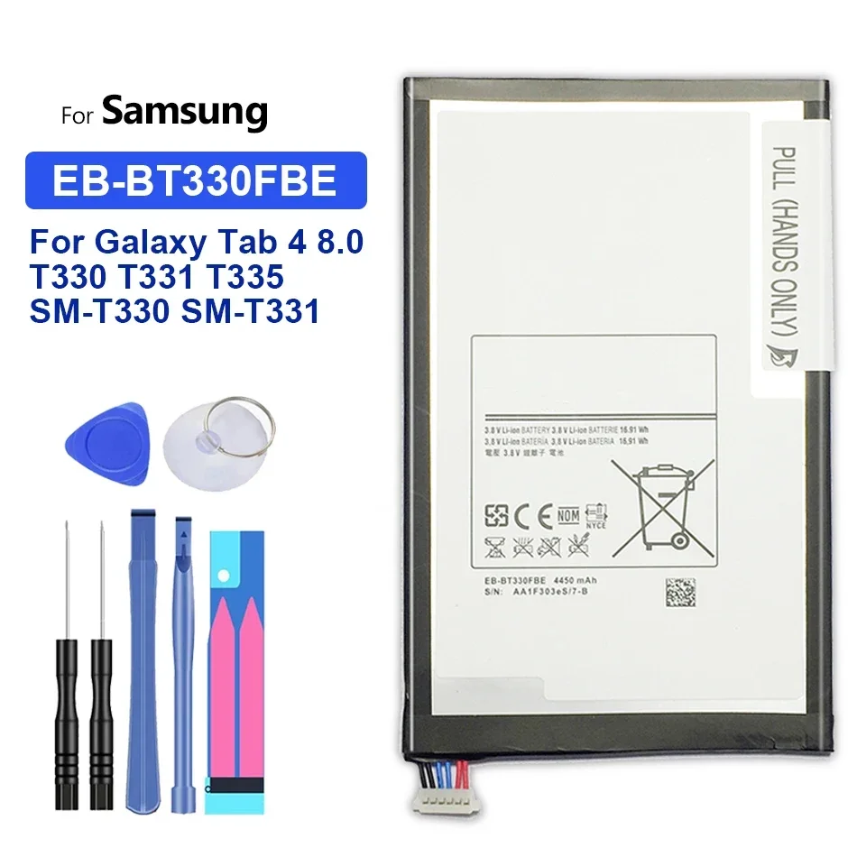 For Samsung Galaxy Tab 4 8.0 Tablet Battery EB-BT330FBE 4450mAh Extended Use