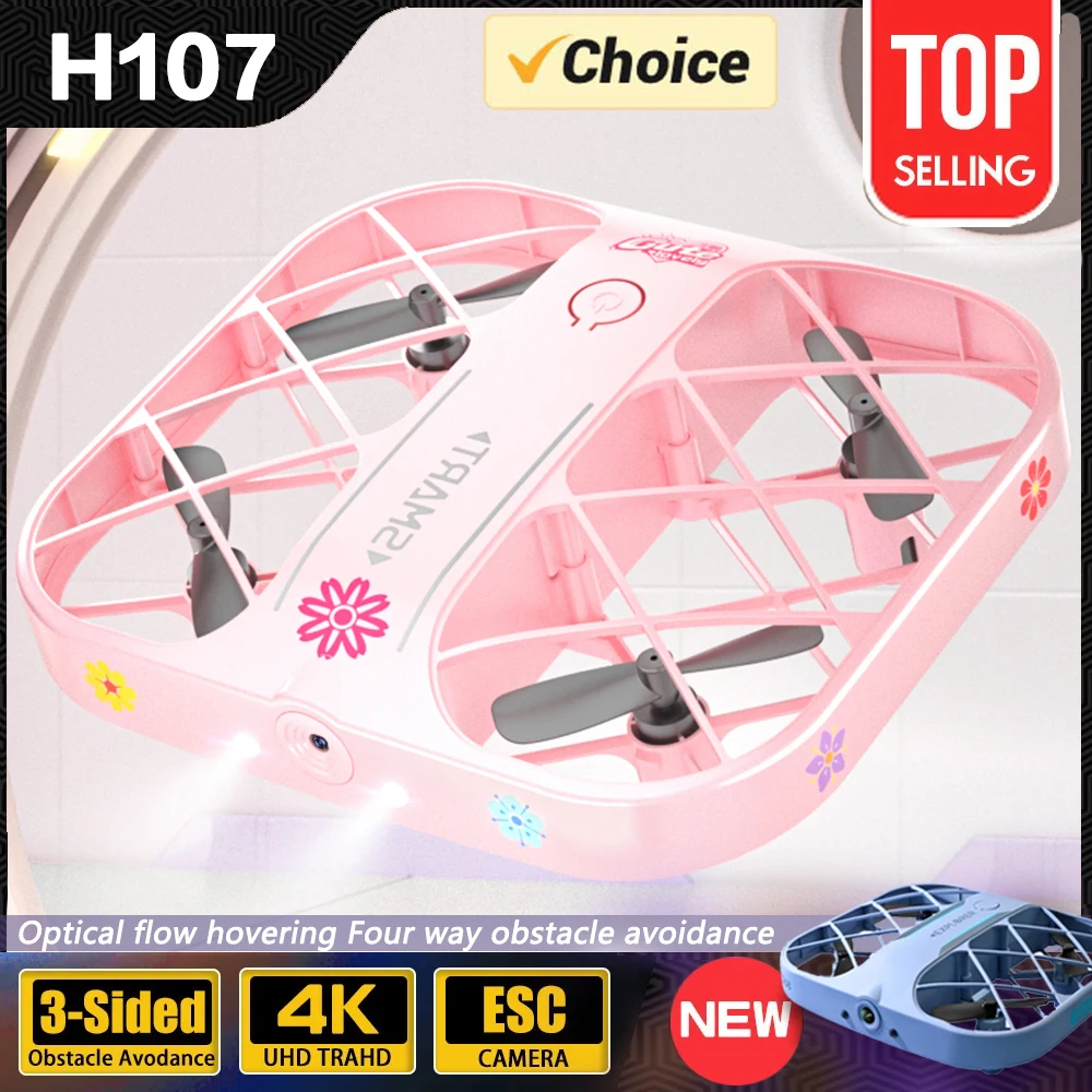 JJRC-H107-Mini-Drone-Grid-360-Laser-Obstacle-Avoidance-8K-HD-Dual ...