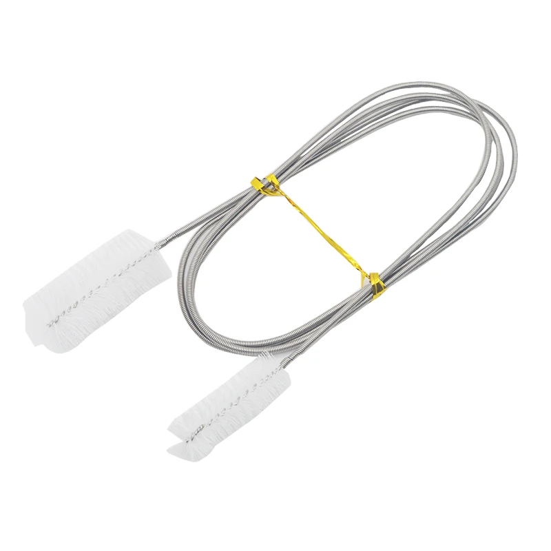 Stainless Steel Double-Head Flexible Aquarium Cleaning Brush