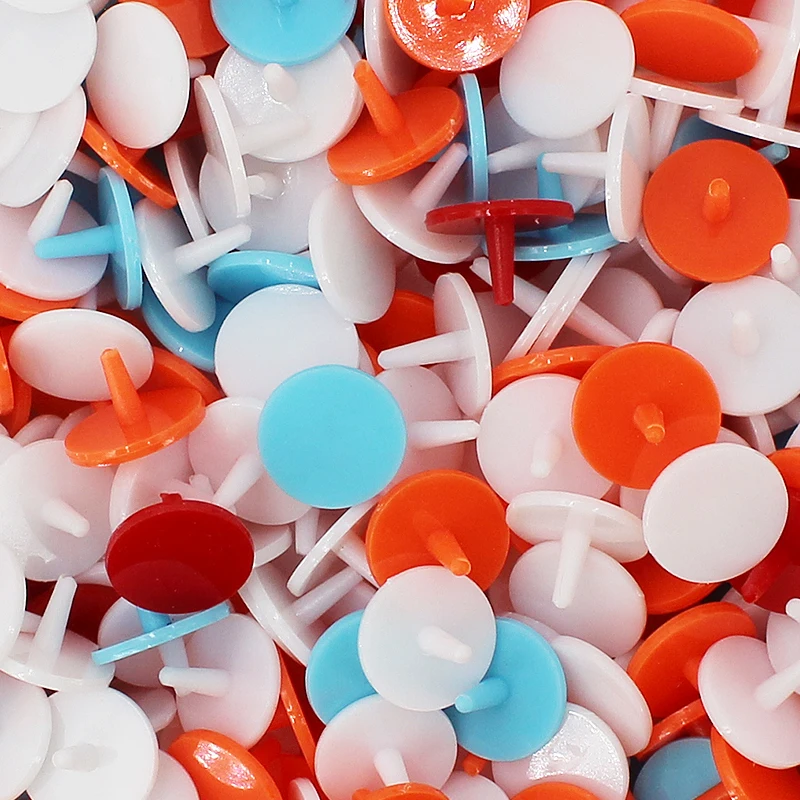 100 Pcs/Set Plastic Transparent Round Diameter 24 mm 19 mm Golf Ball Makers Golf Accessories Multiple Colors