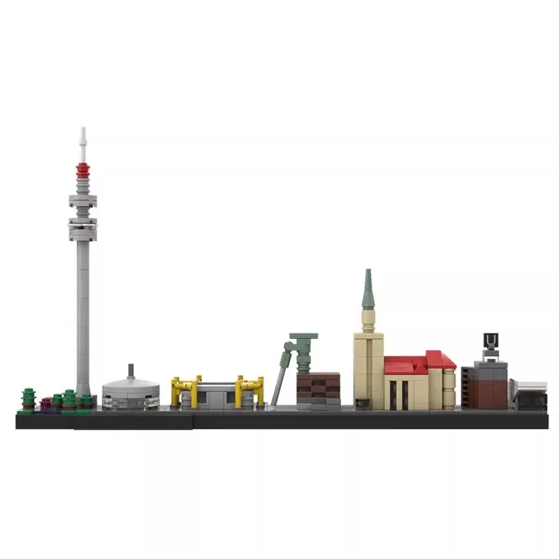 Landmark Architecture Germany Industrial City Building Blocks Toy_voghion.com