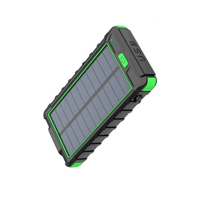 Solar Power Bank Waterproof 80000mAh Solar Charger USB Port External Charger for Xiaomi 5S Smartphone Power Bank with LED Light charmast Power Bank