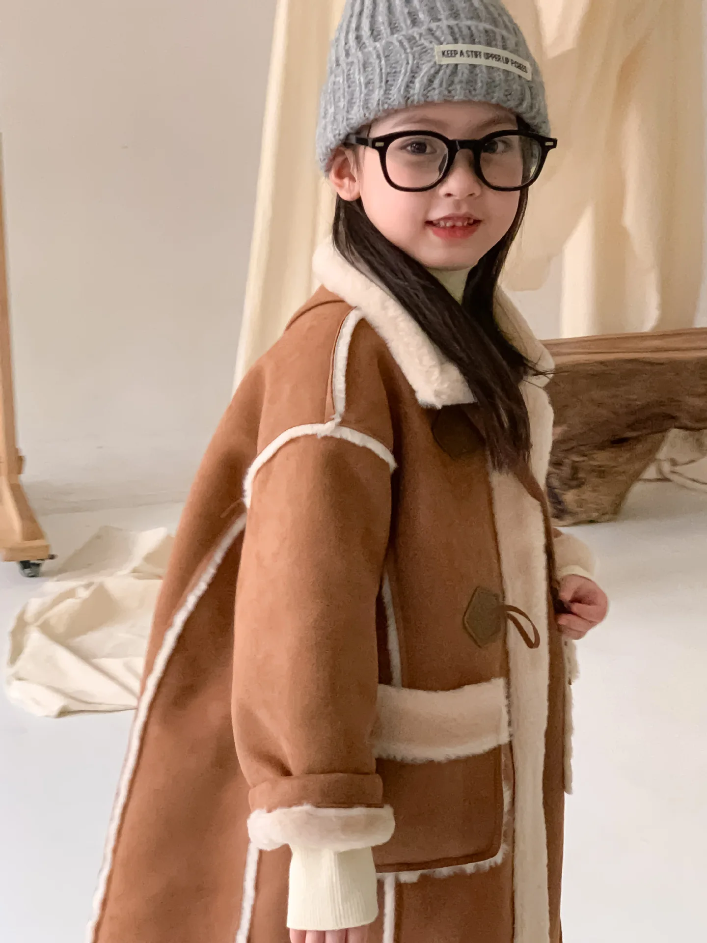 Girls Coat New Winter Thickened Long Coat - Uniqwear