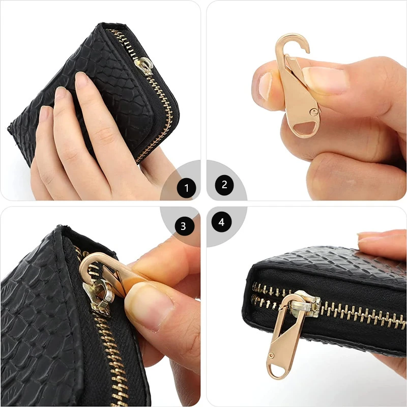 5/10PCS okamžitý na zip univerzální okamžitý konstatovat na zip spravit souprava náhrada zip posuvníku zubů záchranné nový design pro DIY šicí