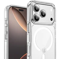 Crystal Transparent for Magsafe Magnetic Case For iPhone 17Air 17 17Pro 17Pro Max Clear Shockproof Cover for Wireless Charge - Image 6