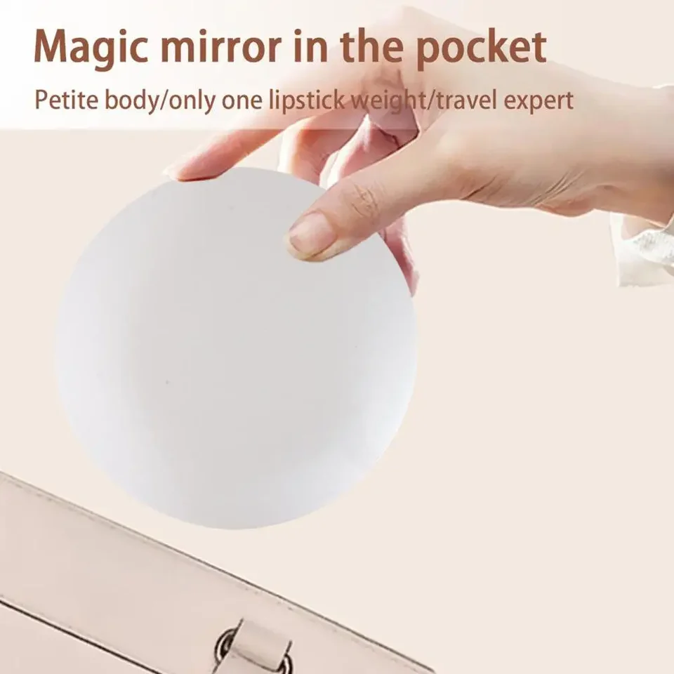 스마트 UV 테스트 카메라 메이크업 거울, LED 휴대용 충전식 눈 보호, 자외선 차단 감지 리무버 미러