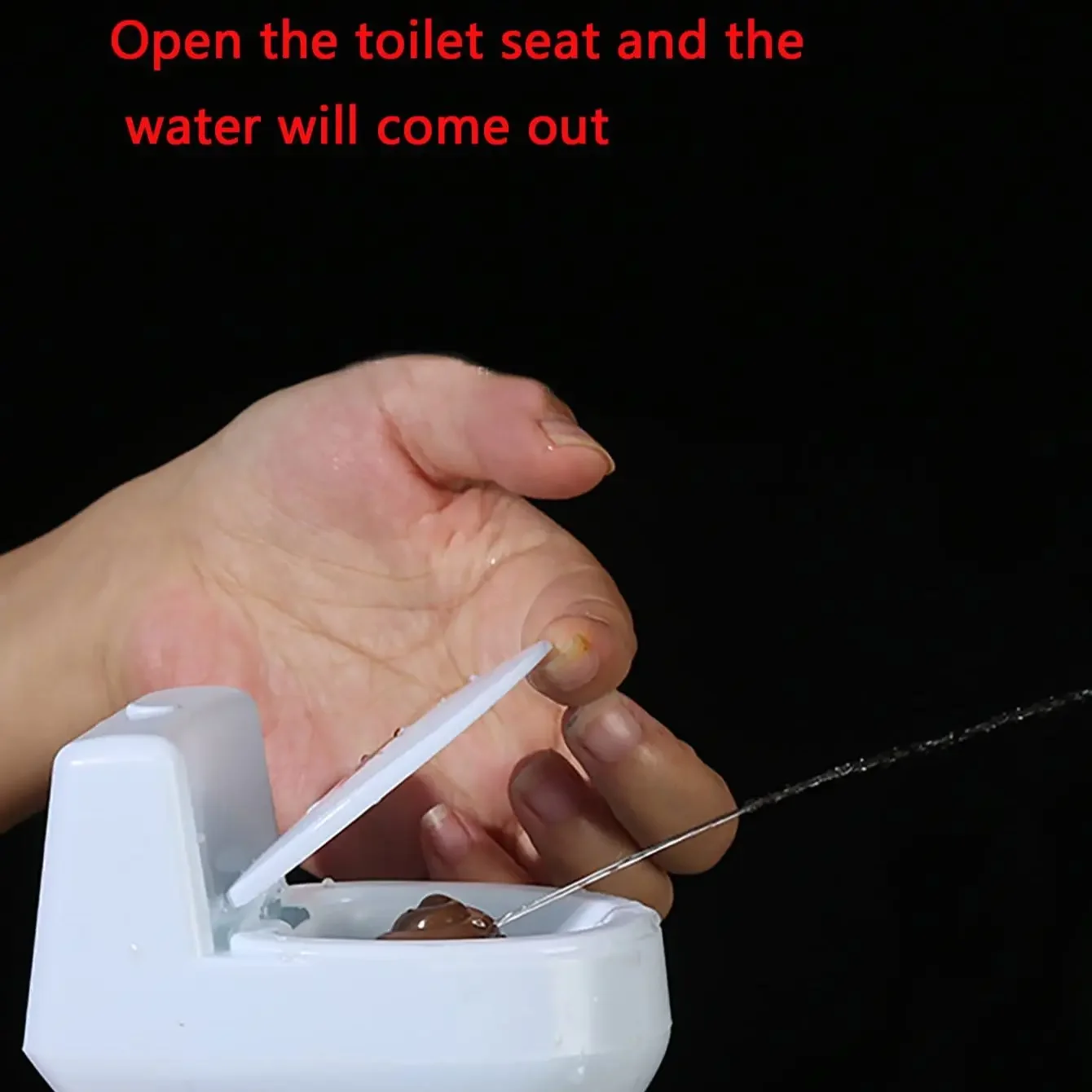 1PC-Mini novel and funny puppy spray prank toy joke toy sprinkler toilet spray gun simulation toilet toy