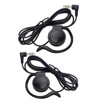 Gancio per l'orecchio sinistro destro da 3.5mm solo auricolare auricolare auricolare Radio Tour guide sistema auricolare morbido gancio per l'orecchio auricolare