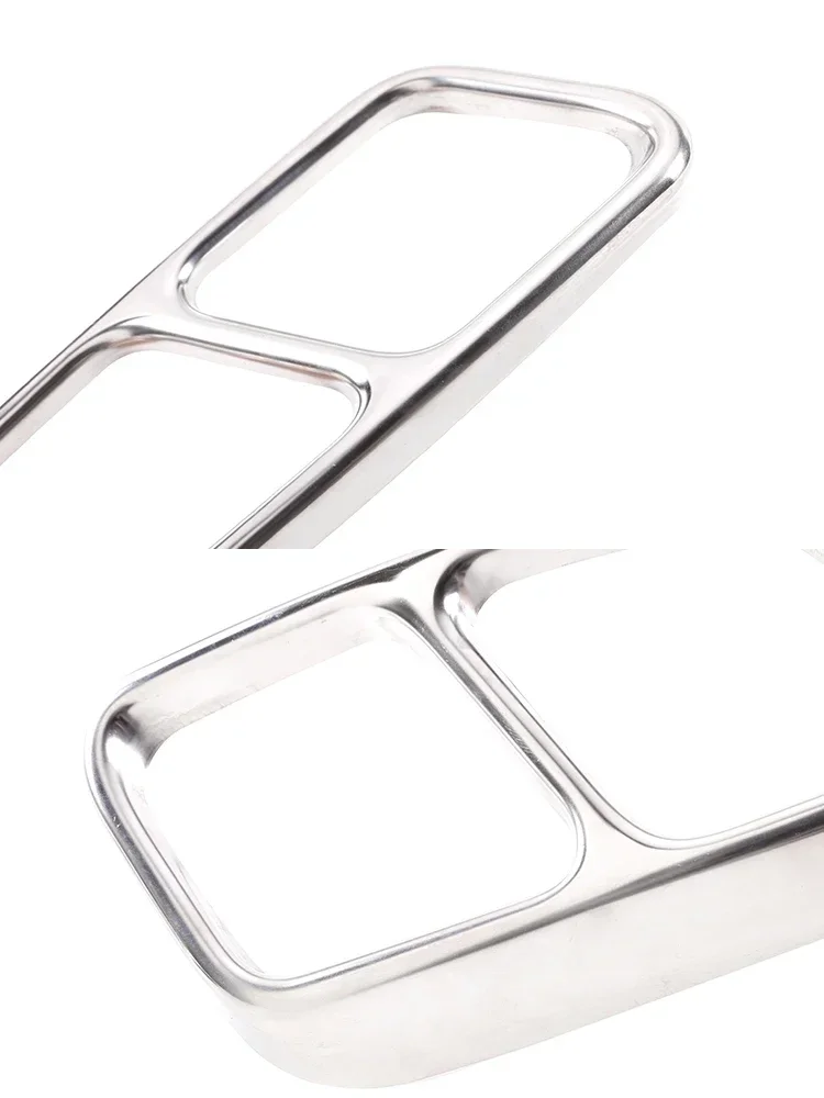 Für Mercedes-Benz CLS C218 W218 X218 2012-2017 Edelstahl Auto-Auspuffblende Schalldämpfer-Verkleidung Auspuffrohr-Abdeckung Zubehör – Detail 2