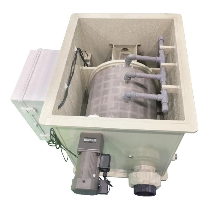 

Indoor Fish Farm Equipment Drum Filter For Biofloc System