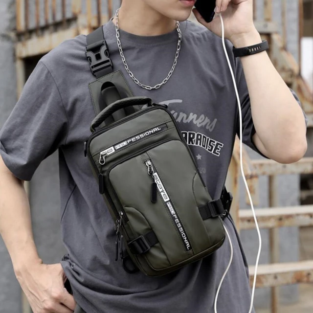 New Unisex Chest Bag Waterproof Crossbody Bag Shoulder Bag Men's