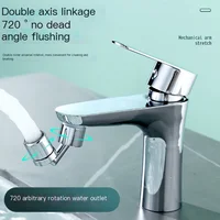 Splash Filter Faucet Kitchen Water Faucet Aerator Flexible 720 Degree Rotate Faucet Diffuser Water Saving Nozzle Sprayer Acces 3