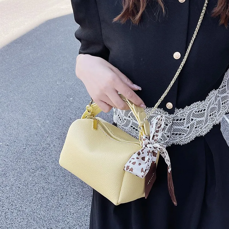 DIY PU 가죽 가방 패션 핸드백 키트 수제 Crossbody 가방 만들기 키트 여성 숄더 가방 가죽 패턴 재봉 재료 세트