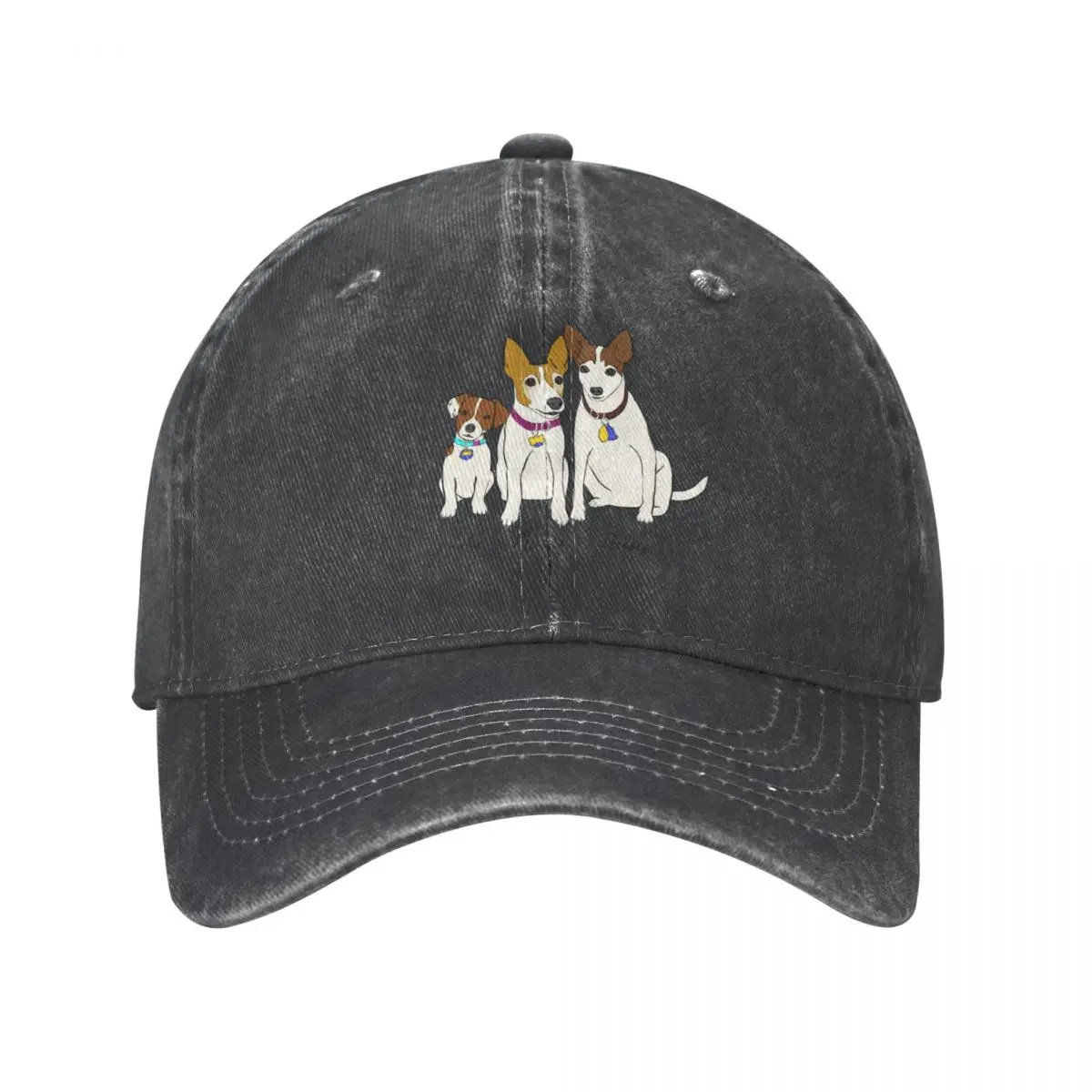 

Dog Trio Memorial - Pet Commission 01 Cap Cowboy Hat new in hat vintage men's hats Women's