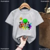 Sprunki Electronic Games Children'S Short Sleeve Tees Horror Game T-Shirt Boys Girls Clothes Cartoon Printed Casual T Shirt Kids 1