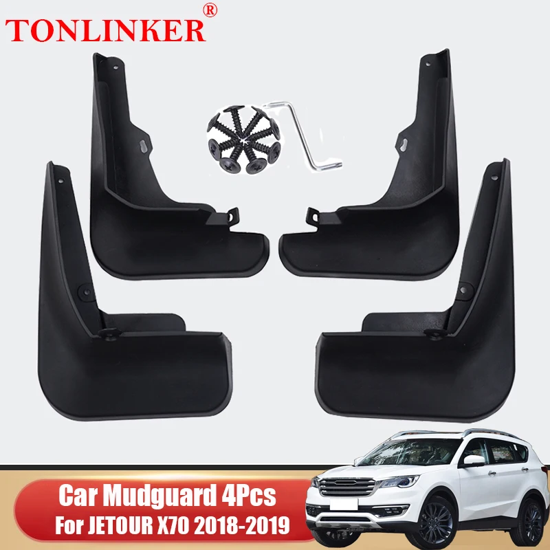 

Брызговики TONLINKER для Chery JETOUR X70/X70S 2018/2020, 4 шт.