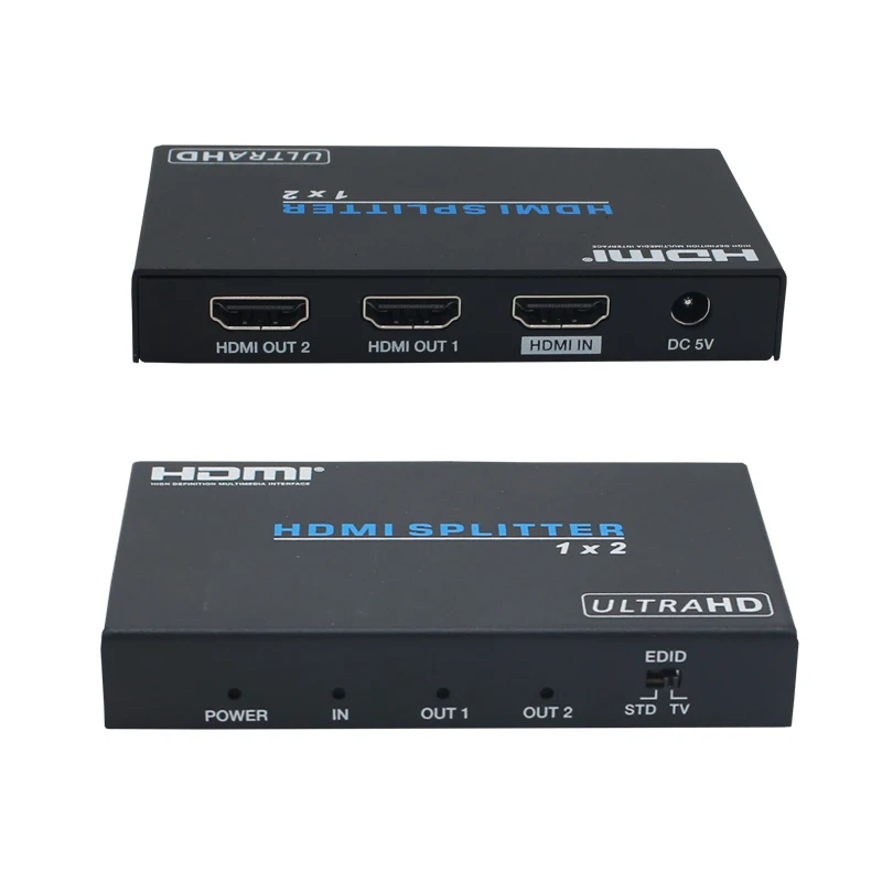 

Video Switcher Adapter 1 In 2 Out HDMI-compatible Splitter Video Splitter Switcher Internet Splitter Adapter Game switch 18Gbps